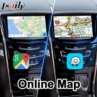 Lsailt giao diện video điều hướng Android cho hệ thống Cadillac ATS CUE 2014-2019 với Carplay