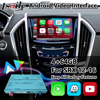 Lsailt Android Navigation Video Interface cho 2012-2016 Cadillac SRX CUE System