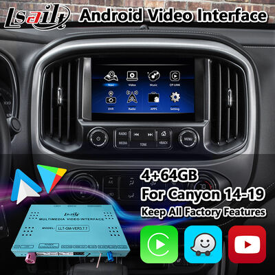 Lsailt Android Multimedia Video Interface cho 2015-2020 GMC Canyon Intellilink System với Carplay