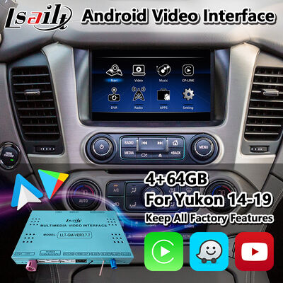 Giao diện đa phương tiện Lsailt Android Carplay cho Hệ thống Intellilink GMC Yukon 2015-2020