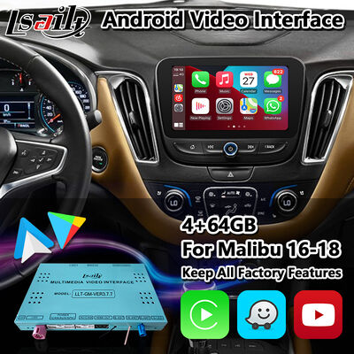 Chevrolet Malibu Android Carplay giao diện đa phương tiện với điều hướng tự động Android không dây