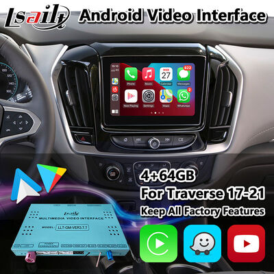 Chevrolet Traverse Android Carplay giao diện đa phương tiện với định vị GPS