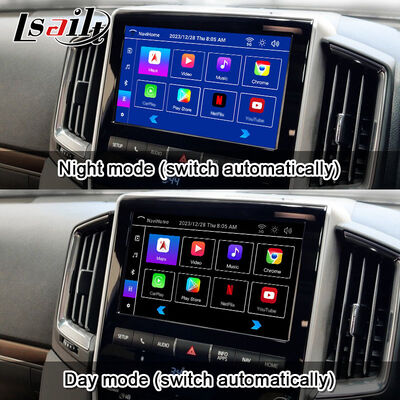 Giao diện video đa phương tiện Android 13 cho Land Cruiser LC200 VXR VX GXL Sahara V8 2013-2021 Nâng cấp màn hình OEM với CarPlay không dây, YouTube