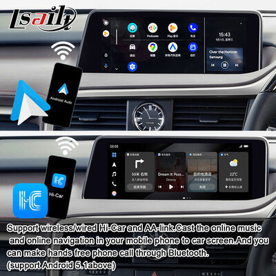 Module Nâng cấp Android OEM cho Lexus RX450h, RX350 RX270 2016-2021 Tích hợp CarPlay không dây, Android Auto, YouTube, Netflix