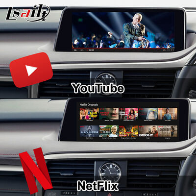 Module Nâng cấp Android OEM cho Lexus RX450h, RX350 RX270 2016-2021 Tích hợp CarPlay không dây, Android Auto, YouTube, Netflix