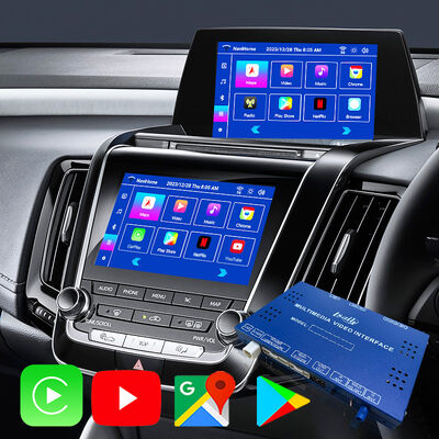 Hộp giao diện Android CarPlay tích hợp OEM cho Crown S220 2018-2022 với Android Auto, YouTube, Netflix, Google Play