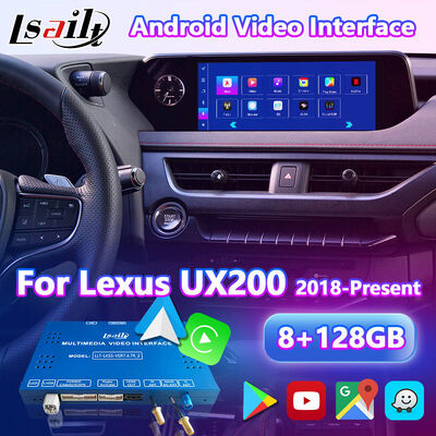 Giao diện video đa phương tiện Lsailt Android 9.0 Hộp điều hướng GPS cho điều khiển bàn di chuột Lexus UX200