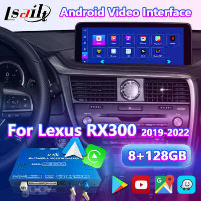 Giao diện video Lsailt Android Carplay cho Lexus RX 300 350 350L 450h 450hL F Sport 2019-2022