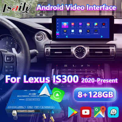 Giao diện video Lsailt Android Carplay cho Lexus IS IS300 IS350 IS300h IS500 2020-2023