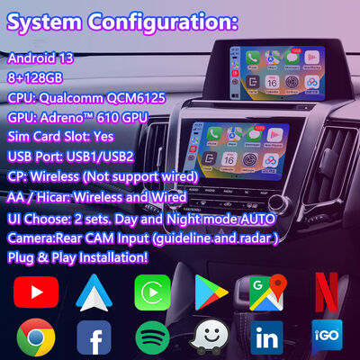 Giao diện đa phương tiện video Android Lsailt cho Toyota Crown S220 2018-2022 có Carplay