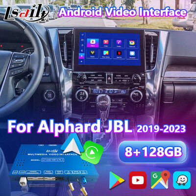 Lsailt Android Carplay Video Interface cho năm 2019 -2023 Toyota Alphard Vellfire JBL High Version