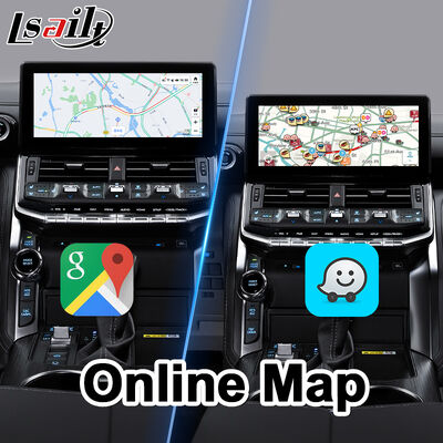 Giao diện điều hướng Android CarPlay Lsailt cho Toyota Land Cruiser 300 GX-R VX-R GR GR-S Sahara ZX VX LC300 đời 2021-2024