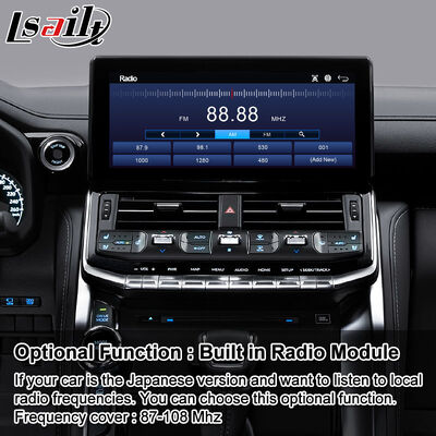 Giao diện điều hướng Android CarPlay Lsailt cho Toyota Land Cruiser 300 GX-R VX-R GR GR-S Sahara ZX VX LC300 đời 2021-2024