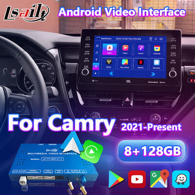 Giao diện video điều hướng Android Carplay Lsailt cho Toyota Camry Hybrid XSE XLE SL SE XV70 đời 2021-2024