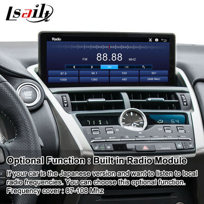 Màn hình giao diện video đa phương tiện Android 10,25 inch cho 2017-2021 Lexus NX 300h NX200 NX300 NX300h
