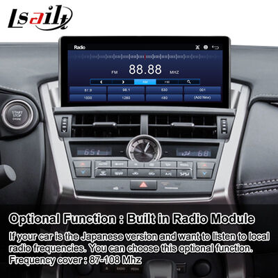 Màn hình giao diện đa phương tiện Android Lsailt Carplay cho Lexus NX Knob NX200t NX300h 2014-2017
