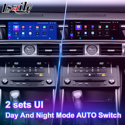 Màn hình đa phương tiện Android Carplay 10,25 inch Lsailt cho 2013-2020 Lexus IS Knob IS250 IS200t IS300 IS300h IS350