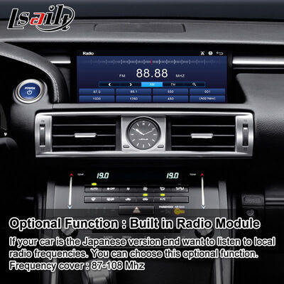 Màn hình đa phương tiện Android Carplay 10,25 inch Lsailt cho 2013-2020 Lexus IS Knob IS250 IS200t IS300 IS300h IS350