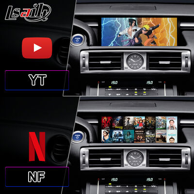 Màn hình đa phương tiện Android Carplay 10,25 inch Lsailt cho 2013-2020 Lexus IS Knob IS250 IS200t IS300 IS300h IS350