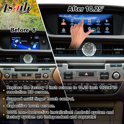 Màn hình đa phương tiện điều hướng Android Lsailt cho Lexus ES 300h ES250 ES350 ES300H 2012-2018