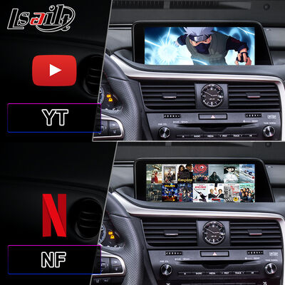 Màn hình giao diện đa phương tiện Android Lsailt Carplay cho Lexus RX 2016-2019 Knob RX350 RX450h RX200t RX300