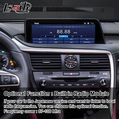 Màn hình giao diện đa phương tiện Android Lsailt Carplay cho Lexus RX 2016-2019 Knob RX350 RX450h RX200t RX300