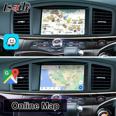 Lsailt Android Carplay màn hình đa phương tiện cho 2010-2020 Nissan Elgrand E52
