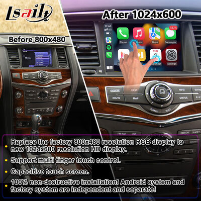 Màn hình đa phương tiện Android Carplay Lsailt cho Infiniti QX80 QX56 2010-2017