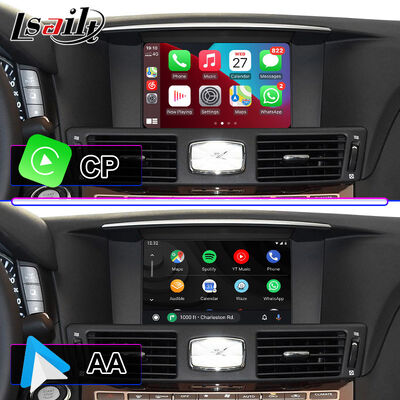 Lsailt Android Carplay màn hình đa phương tiện cho 2010-2023 Infiniti M25 M30d M37 M56 M35h Y51 Q70