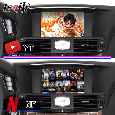 Lsailt Android Carplay màn hình đa phương tiện cho 2010-2023 Infiniti M25 M30d M37 M56 M35h Y51 Q70