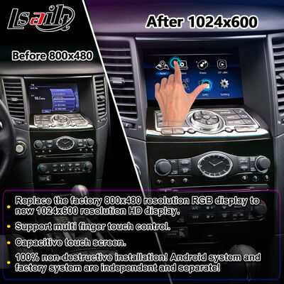 Lsailt Android Carplay màn hình đa phương tiện cho Infiniti FX35 FX37 FX50 FX30D FX QX70