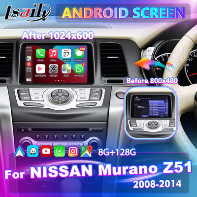 Màn hình đa phương tiện Android Carplay Lsailt cho Nissan Murano Z51 2008-2014
