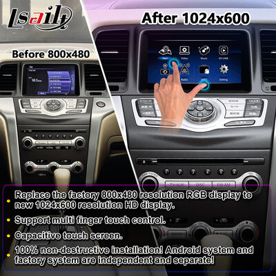 Màn hình đa phương tiện Android Carplay Lsailt cho Nissan Murano Z51 2008-2014