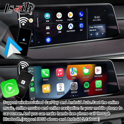 Giao diện video CarPlay/Android cho hệ thống đa phương tiện Lexus RX450H RX350 12.3 inch 2016-2021 Tích hợp YouTube, NetFlix, Android Auto