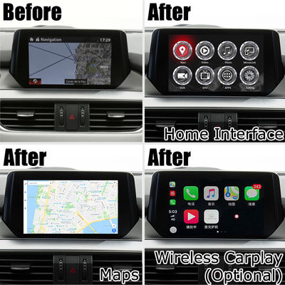 Mazda 6 Atenza GPS Navigation Box giao diện video tùy chọn giao diện carplay android auto