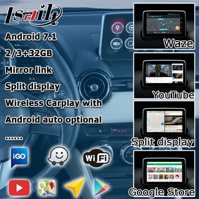 Mazda 2 Demio Android 7.1 Car Navigation Box giao diện video tùy chọn carplay android auto