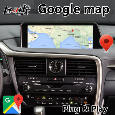 Giao diện PX6 4GB Android Carplay cho Lexus RX350 / RX450H Điều khiển chuột HDMI Android Auto