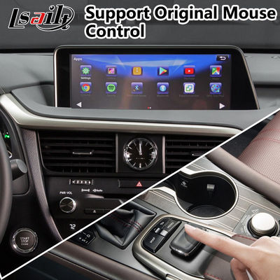 Giao diện PX6 4GB Android Carplay cho Lexus RX350 / RX450H Điều khiển chuột HDMI Android Auto