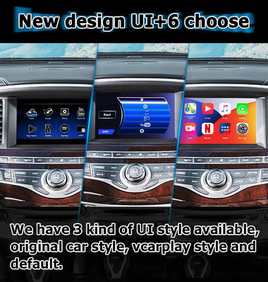 Infiniti QX60 GPS Android Auto Carplay Hệ thống điều hướng Multimedia Giao diện Android 11 8+128GB