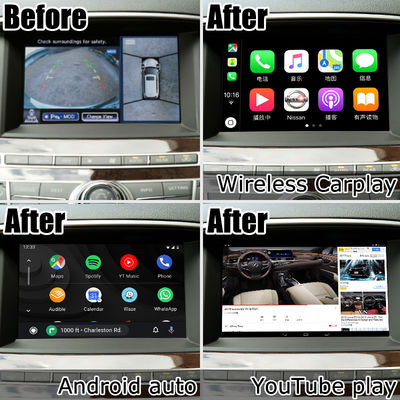 Infiniti QX60 GPS Android Auto Carplay Hệ thống điều hướng Multimedia Giao diện Android 11 8+128GB