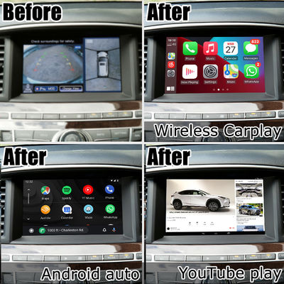 Giao diện Android 13 Carplay Box Yandex Navi cho hệ thống Infiniti QX60 / JX35 Qualcomm 8+128