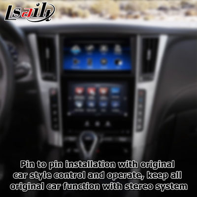 Giao diện GPS carplay, giao diện hộp điều hướng Android 11 8+128GB cho Infiniti Q50 / Q60