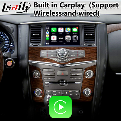 Lsailt 4 + 64GB Giao diện video Android Carplay không dây cho Nissan Patrol Y62 2012-2017
