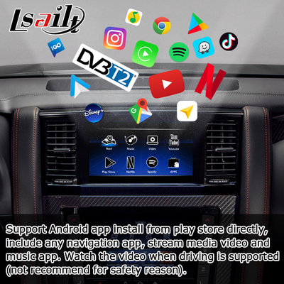 Hộp AI giao diện Android dựa trên OEM Carplay cho Nissan Patrol Y62 2020