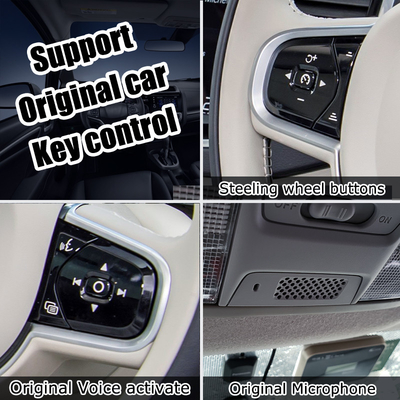 Nâng cấp giao diện video Android Carplay AI Box RAM 4GB cho Volvo S60 S90