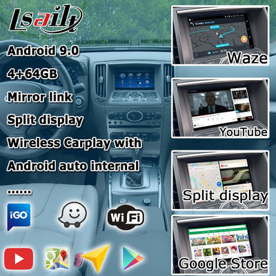 Điều hướng GPS Giao diện Đa phương tiện NISSAN Android Carplay 1.8G Dành cho Infiniti G37 G25 Navihome