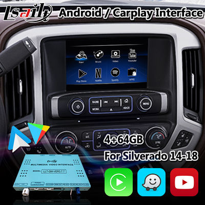 Giao diện đa phương tiện điều hướng Android Lsailt cho hệ thống Mylink 2014-2019 Chevrolet Silverado 1500 2500 3500