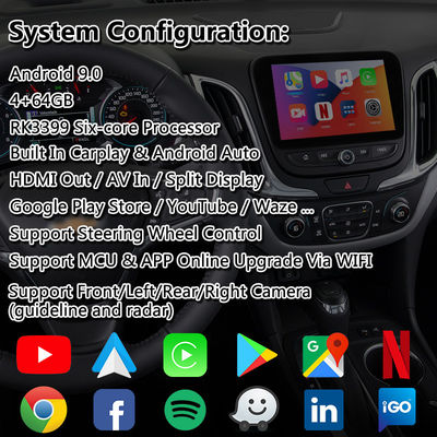 Lsailt Android Carplay giao diện đa phương tiện cho Chevrolet Equinox Traverse Mylink System