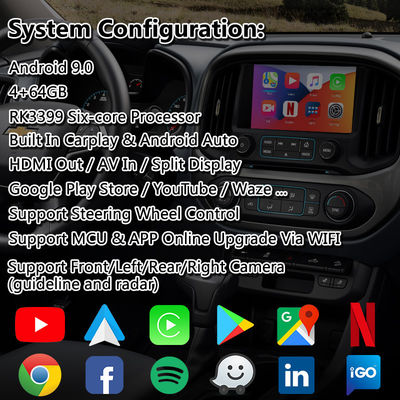 Giao diện video Android Carplay Lsailt cho Hệ thống Chevrolet Colorado Mylink
