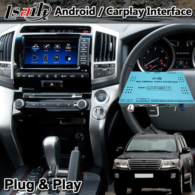 Hộp giao diện đa phương tiện Lsailt Android Auto Carplay cho Toyota Land Cruiser LC200 2013-2015